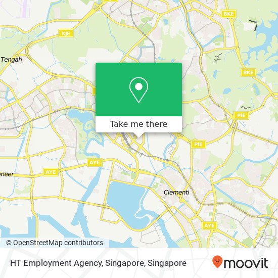 HT Employment Agency, Singapore map