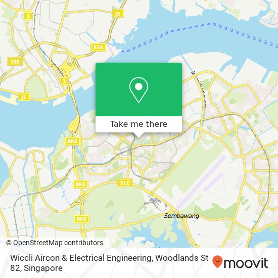 Wiccli Aircon & Electrical Engineering, Woodlands St 82 map