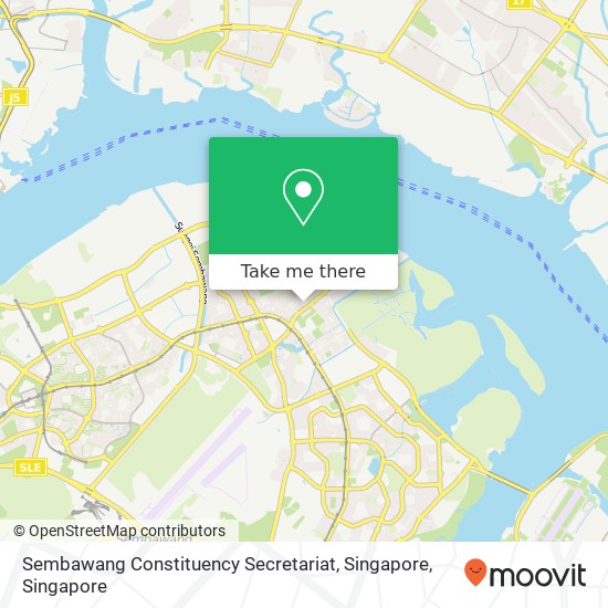 Sembawang Constituency Secretariat, Singapore map