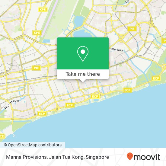 Manna Provisions, Jalan Tua Kong map
