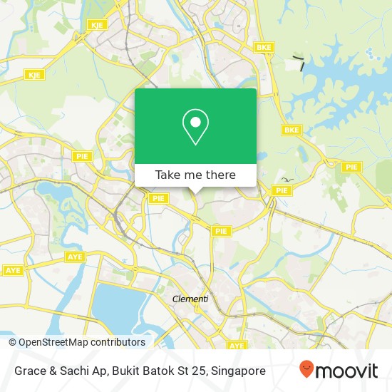 Grace & Sachi Ap, Bukit Batok St 25地图