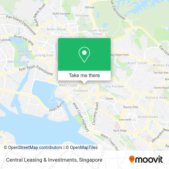 Central Leasing & Investments map