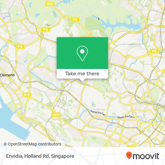 Envidia, Holland Rd map