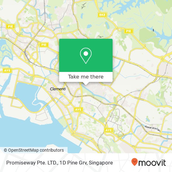 Promiseway Pte. LTD., 1D Pine Grv map