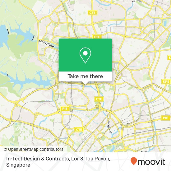 In-Tect Design & Contracts, Lor 8 Toa Payoh map