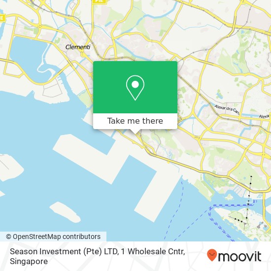 Season Investment (Pte) LTD, 1 Wholesale Cntr map