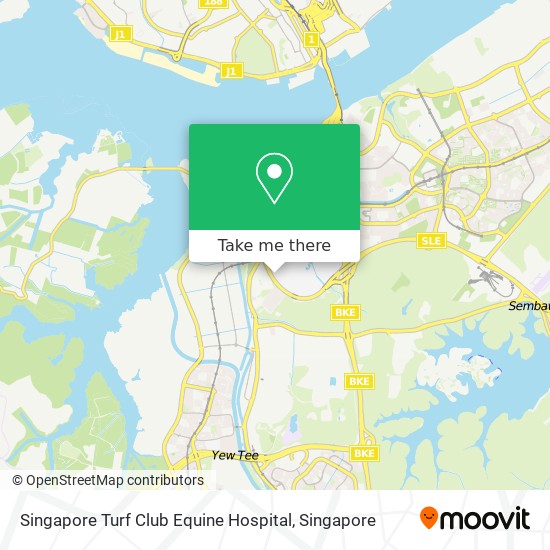 Singapore Turf Club Equine Hospital地图