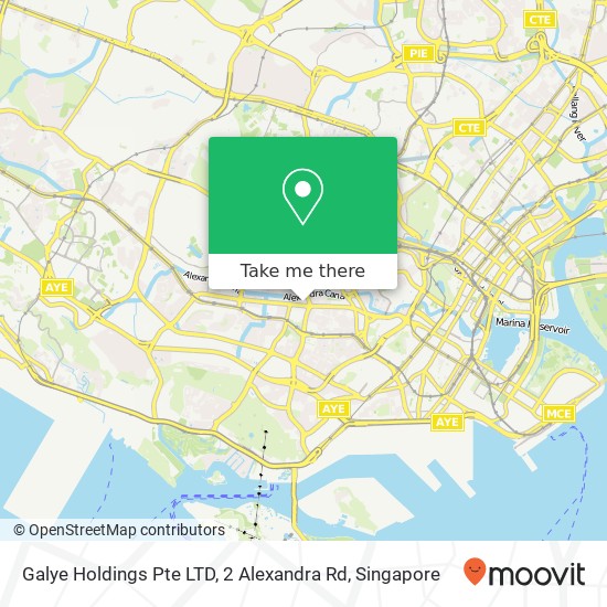 Galye Holdings Pte LTD, 2 Alexandra Rd地图