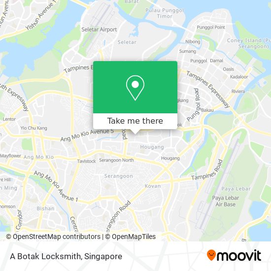 A Botak Locksmith map