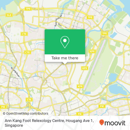 Ann Kang Foot Relexology Centre, Hougang Ave 1 map