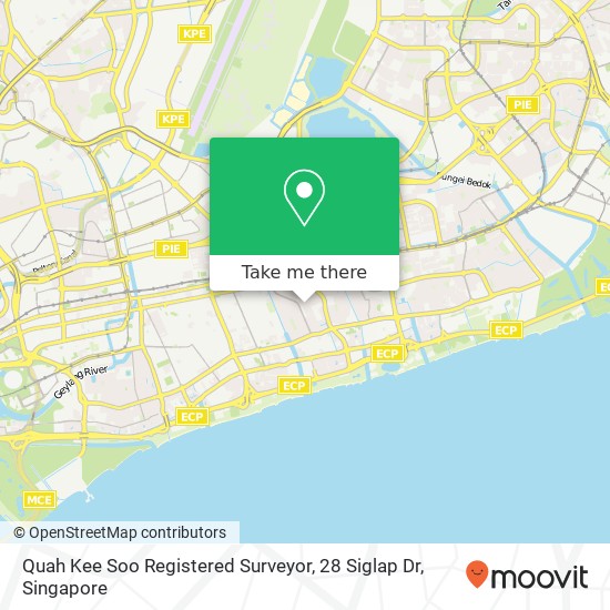 Quah Kee Soo Registered Surveyor, 28 Siglap Dr map