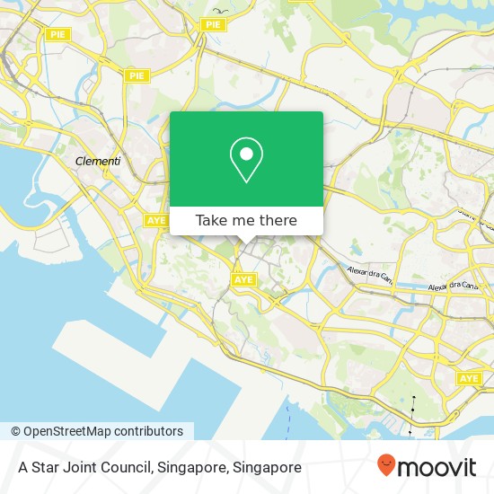 A Star Joint Council, Singapore map