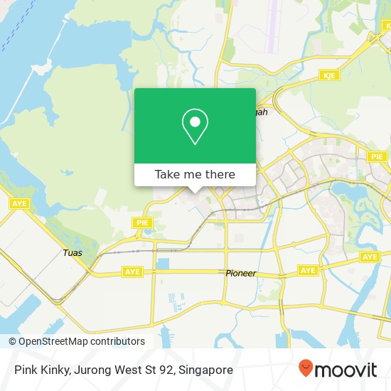 Pink Kinky, Jurong West St 92 map