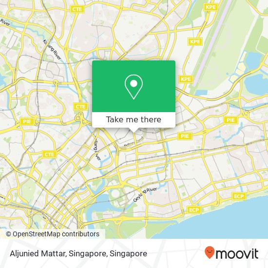 Aljunied Mattar, Singapore map