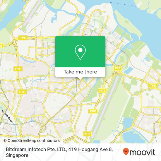 Bitdream Infotech Pte. LTD., 419 Hougang Ave 8 map