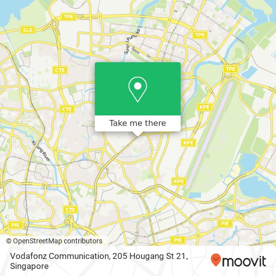 Vodafonz Communication, 205 Hougang St 21 map