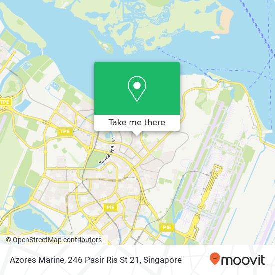 Azores Marine, 246 Pasir Ris St 21地图