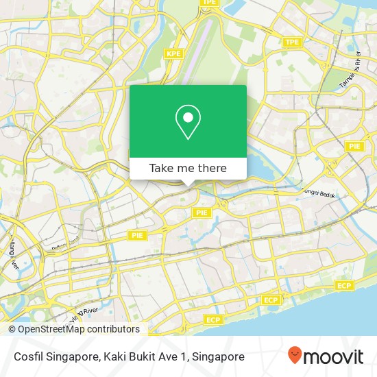 Cosfil Singapore, Kaki Bukit Ave 1 map