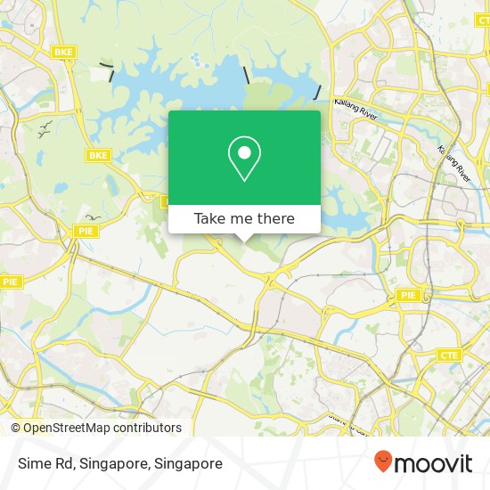 Sime Rd, Singapore map