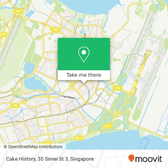 Cake History, 30 Simei St 3 map