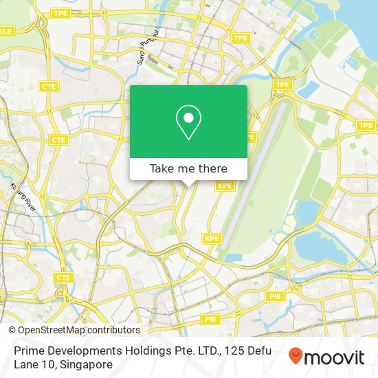 Prime Developments Holdings Pte. LTD., 125 Defu Lane 10地图