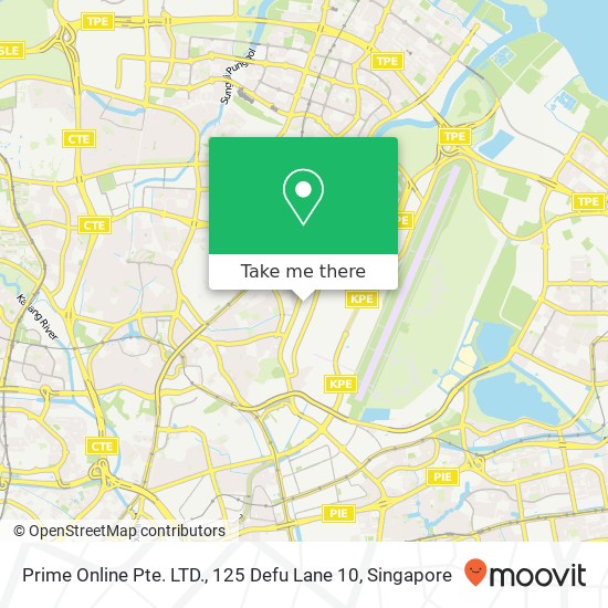 Prime Online Pte. LTD., 125 Defu Lane 10地图