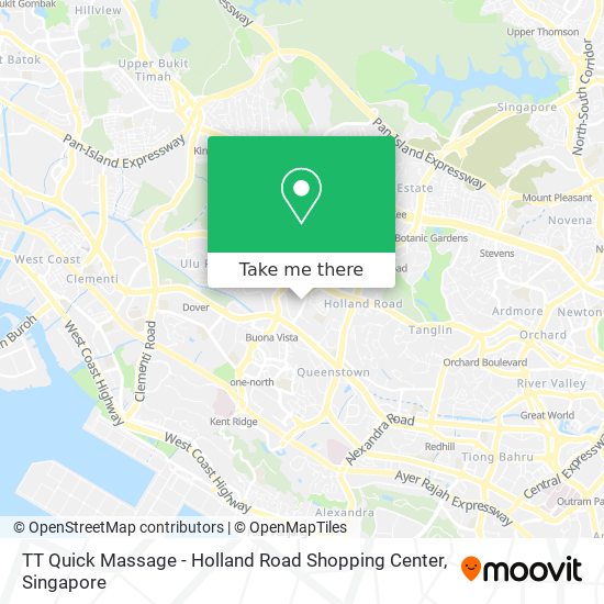 TT Quick Massage - Holland Road Shopping Center map