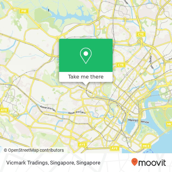 Vicmark Tradings, Singapore map