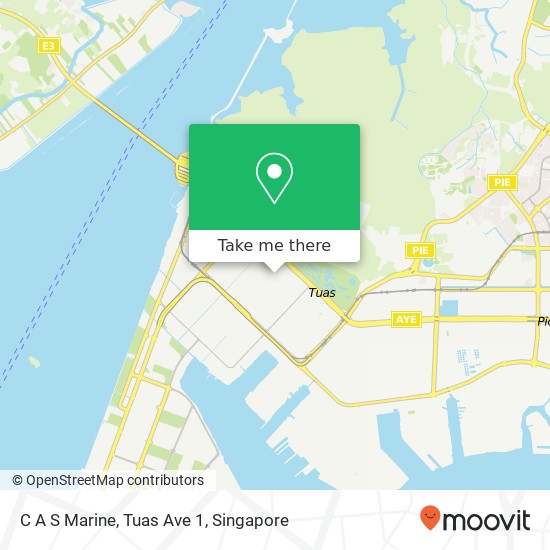 C A S Marine, Tuas Ave 1 map