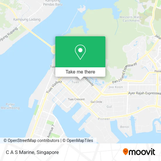 C A S Marine map