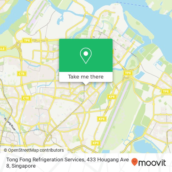 Tong Fong Refrigeration Services, 433 Hougang Ave 8地图