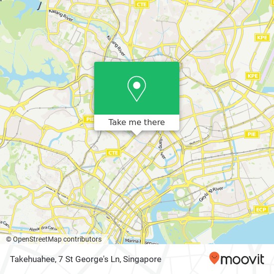Takehuahee, 7 St George's Ln map