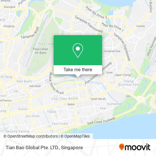Tian Bao Global Pte. LTD. map