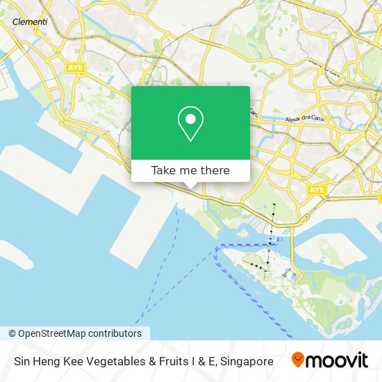 Sin Heng Kee Vegetables & Fruits I & E map