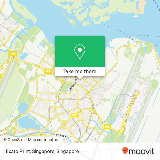 Exato Print, Singapore map