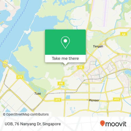 UOB, 76 Nanyang Dr map