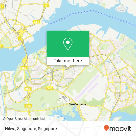 Hilwa, Singapore地图