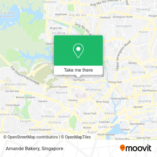 Amande Bakery map