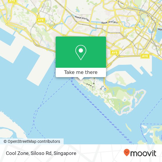 Cool Zone, Siloso Rd map