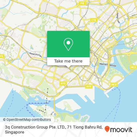 3q Construction Group Pte. LTD., 71 Tiong Bahru Rd地图