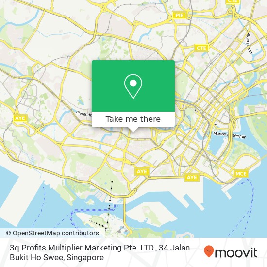 3q Profits Multiplier Marketing Pte. LTD., 34 Jalan Bukit Ho Swee地图