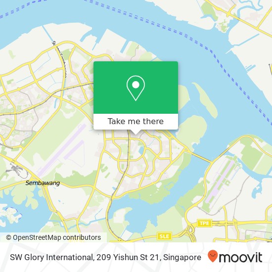 SW Glory International, 209 Yishun St 21 map