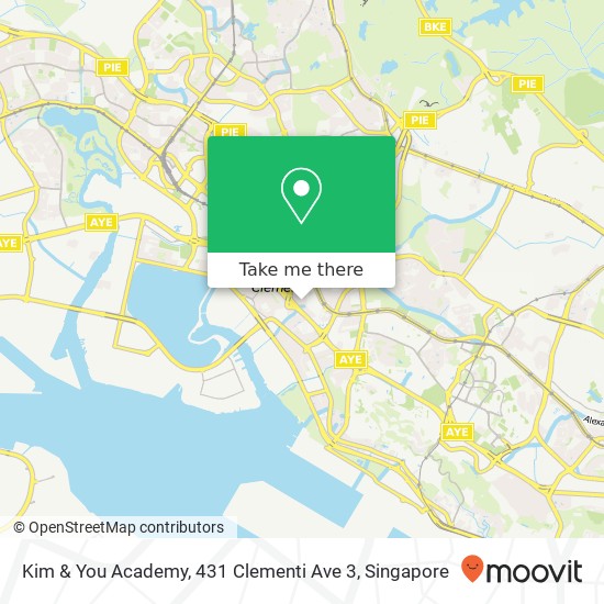 Kim & You Academy, 431 Clementi Ave 3地图