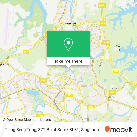 Tieng Seng Tong, 372 Bukit Batok St 31地图