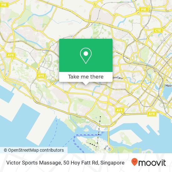 Victor Sports Massage, 50 Hoy Fatt Rd地图