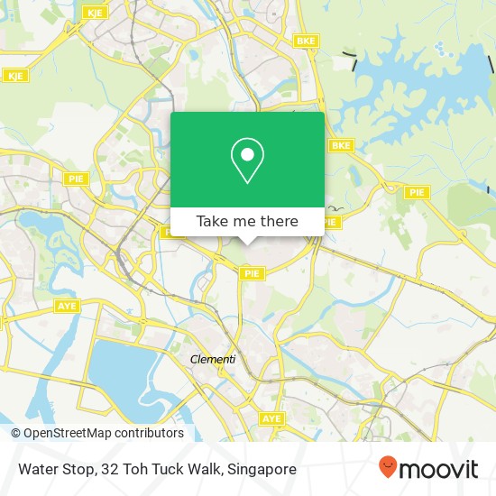 Water Stop, 32 Toh Tuck Walk map
