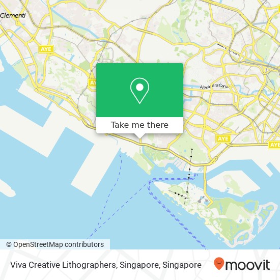 Viva Creative Lithographers, Singapore map