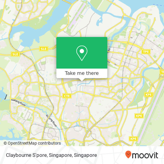 Claybourne S'pore, Singapore map