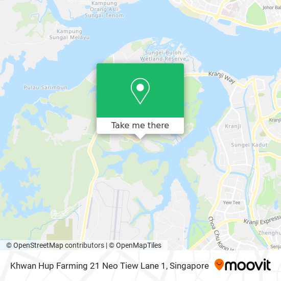 Khwan Hup Farming 21 Neo Tiew Lane 1 map