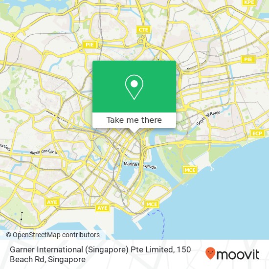Garner International (Singapore) Pte Limited, 150 Beach Rd map